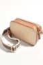 ADORNE Joey Woven Face Camera Bag– Tan/Natural