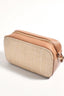 ADORNE Joey Woven Face Camera Bag– Tan/Natural