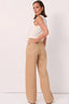 Adorne - Chandler Drawstring Linen Pant Camel