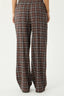 AFENDS Reverie Seersucker Pant - Coffee Check