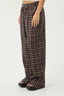 AFENDS Reverie Seersucker Pant - Coffee Check