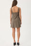 AFENDS Shadow Gerry Mini Dress - Stone Check