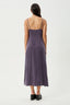 AFENDS Valley Cupro Midi Dress - Aubergine
