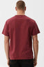 AFENDS Genesis Heavy weight Boxy Tee - Wash Burgundy