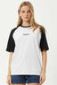 AFENDS Ryan Oversized Raglan Tee -  Black