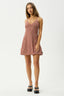 AFENDS Austin Mini Dress -  Red Rum