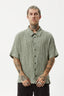 AFENDS Base Short Sleeve Shirt - Deep Green Check