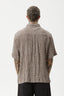 AFENDS Base Short Sleeve Shirt - Coffee Check