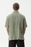 AFENDS Base Short Sleeve Shirt - Deep Green Check