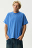 AFENDS Genesis Heavy weight Boxy Tee - Washed Marina