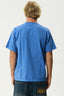 AFENDS Genesis Heavy weight Boxy Tee - Washed Marina