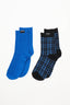 AFENDS Camden Check Socks Two Pack - Marina Check