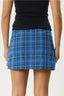 AFENDS Camden Check Mini Skirt -  Marina Check