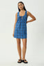 AFENDS Camden Seersucker Mini Dress – Marina Check