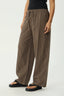 AFENDS Cyrus Wide Leg Pant – Coffee Stripe