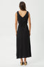 AFENDS Focus Seersucker Maxi Dress - Black