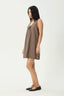 AFENDS Hometown Michi Mini Dress - Coffee