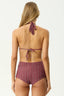 AFENDS Ledger Bikini Top - Burgundy