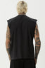 AFENDS Mix Up Sleeveless Tee - Stone Black