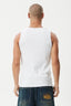 AFENDS Paramount Rib Singlet - White