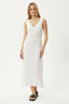 AFENDS Focus Seersucker Maxi Dress - White