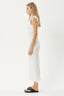 AFENDS Focus Seersucker Maxi Dress - White