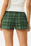 AFENDS Lonnie Seersucker Boxer Short - Hunter Green