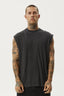 AFENDS Vacation Sleeveless Tee - Stone Black