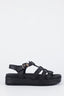 BAY LANE Stevie Shoe - Black Raffia