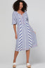 BOOM SHANKAR Lucia Dress - Ocean Stripe