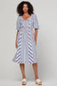 BOOM SHANKAR Lucia Dress - Ocean Stripe