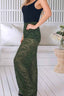 BY  FRANKIE Green Lace Pant