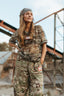 FAR MER BY WHITNEY Camo Lave Vee Tee