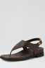 DJANGO & JULIETTE Enyo Leather Sandal - Choc
