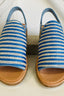 DJANGO & JULIETTE Oarliss Rafia Espadrille - Blue Stripe