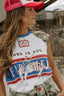FAR MER BY WHITNEY Born In Aus Raglan Tank