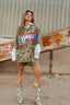 FAR MER BY WHITNEY Camo Born In Aus Vee Tee