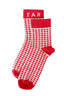 FAR MER. BY. WHITNEY Cherry Check Socks