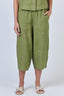NATURALS BY O & J GA476 Linen Pants - Moss