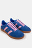 GOODSOLE Parallel Sneaker - Cobalt Blue / Pink Suede