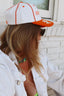 HAPPY LITTLE MOTHER Lightning Bolt Cap – Orange