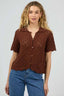 SILENT THEORY Hunter Top - Brown