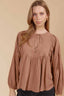 ISLE OF MINE Venus Blouse - Toffee