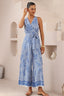 IRIS MAXI Joanne Jumpsuit - Blue Floral