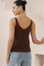 IRIS MAXI Knit Singlet Top - Choco