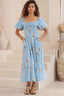 IRIS MAXI Juni Puff Sleeve Maxi Dress