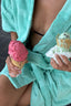 K JULIET Towel Robe - Mint