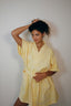 K JULIET Towel Robe - Yellow