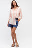 LABEL OF LOVE Sofia Shirt - Pink/White Stripe