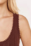 MINKPINK Bronte Pointell Knit Tank – Chocolate